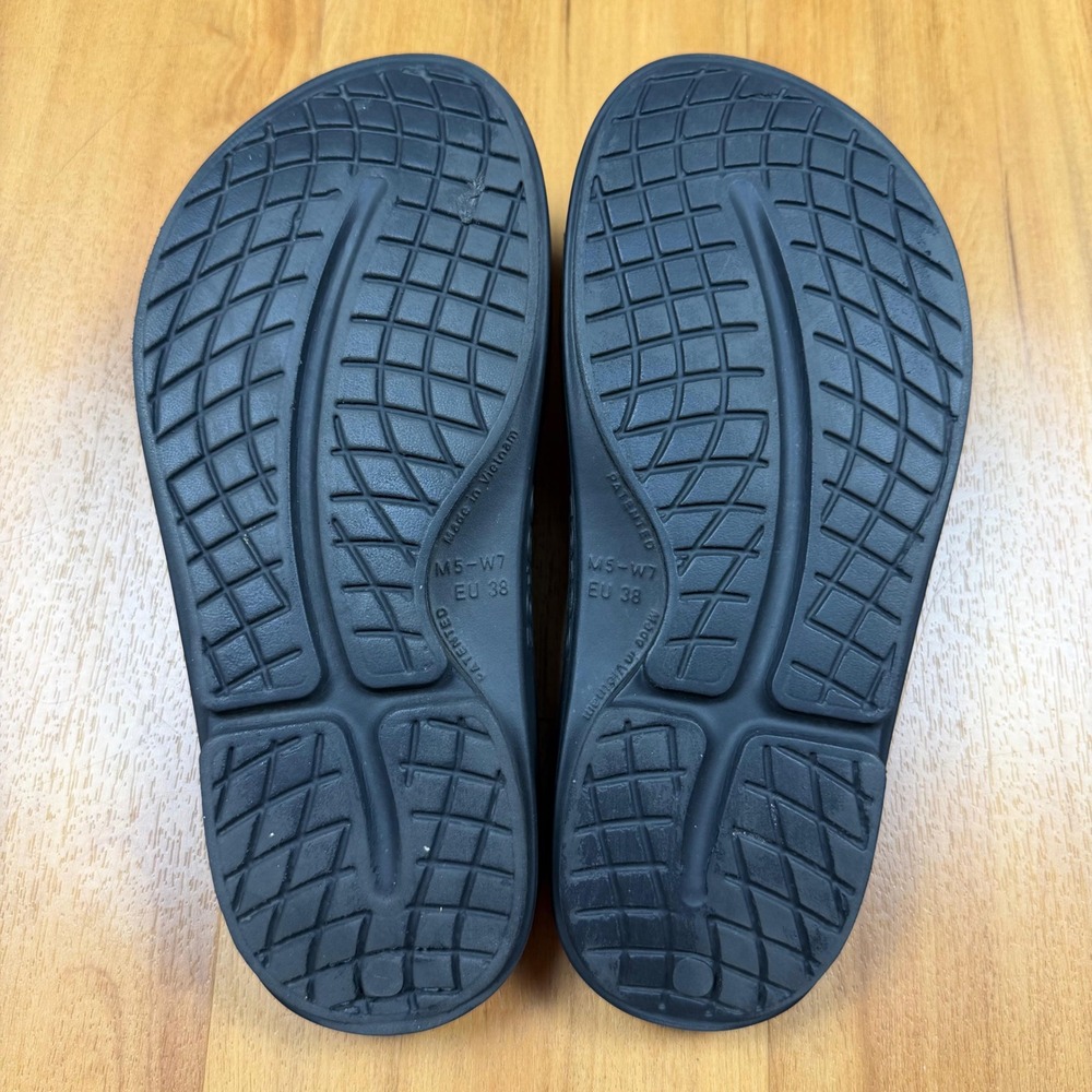 OOFOS OOriginal Sport Recovery Sandal Olive Green Black Mens 5, Womens 7 EU 38 - Picture 3 of 7